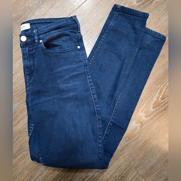 Maison Scotch Haut High-Rise Skinny Dark Blue Wash Jeans - W29/L32 - Picture 3 of 8